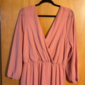 Chic Soul Dream Date Maxi Dress Mauve